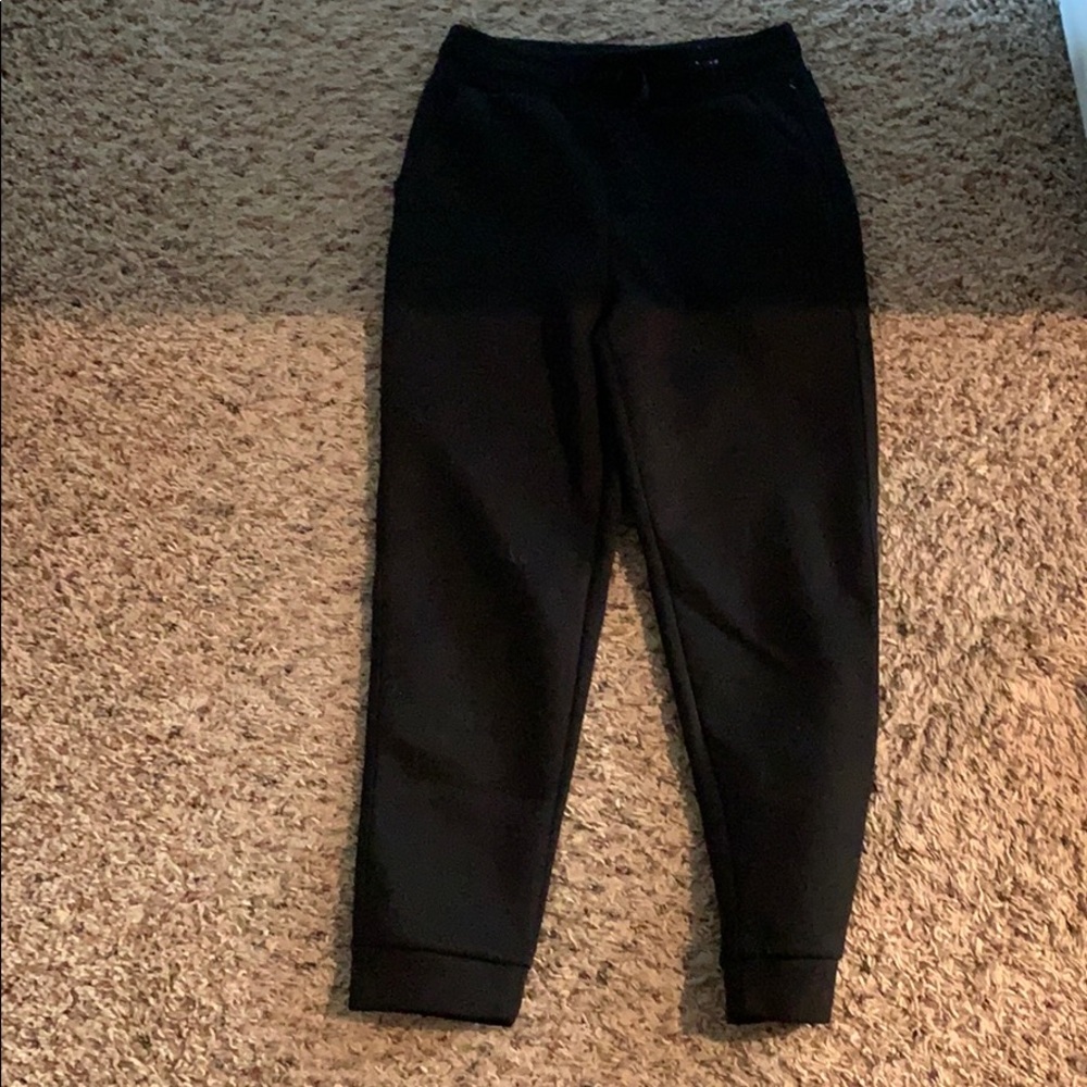 black sweatpants